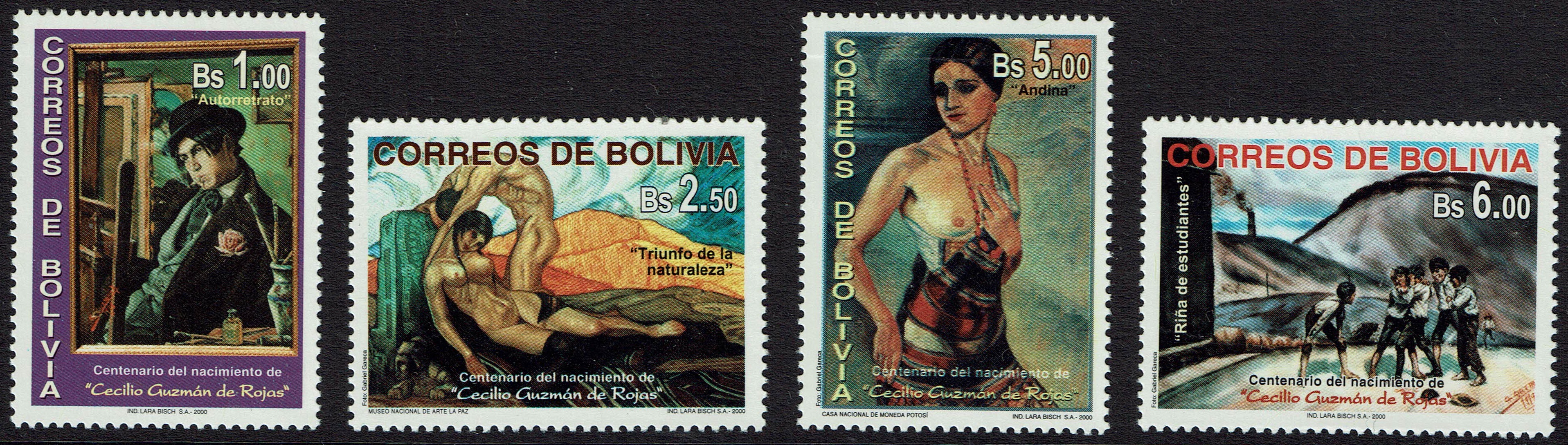 Bolivia SG 1528-31